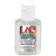 “SanPal S” .5 oz Compact Hand Sanitizer Antibacterial Gel in Flip-Top Squeeze Bottle